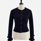 【年末年始出荷アイテム】 velour like ensemble knit