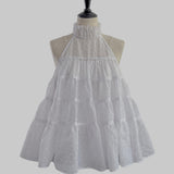 airy dot flare tops