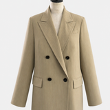 Peak Lapel Stitch Stripe Jacket