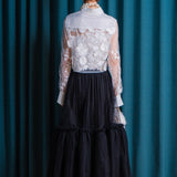 【10月上旬発送】Bloom tulle skirt