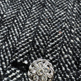 brillant herringbone jacket coat