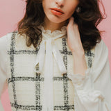 Soft Bow Frill Blouse