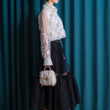 【10月上旬発送】Bloom tulle skirt