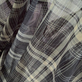 Sheer Check Long Sleeve Top