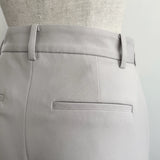 Flap Pocket Tuck Wide Pants
