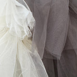 Tiered Tulle Back Ribbon Dress