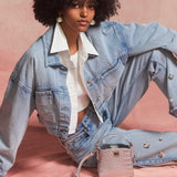 Atelier Patch Denim Cropped Jacket