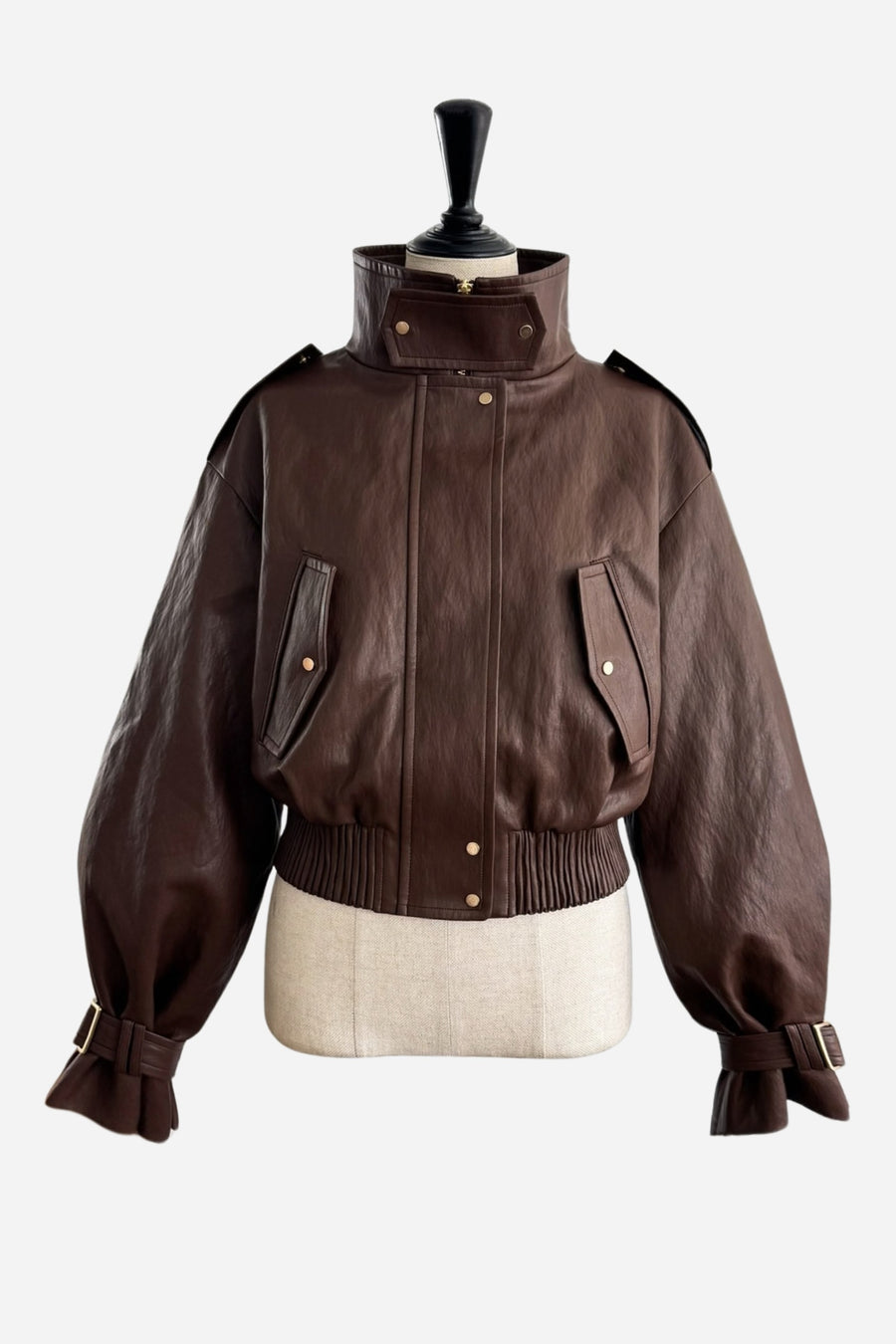 Soft Edge Leather Blouson
