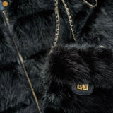 【NOVELTY】luxury fur mini BAG