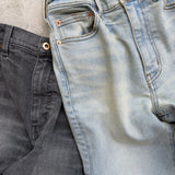 Grayish Semi Flare Denim