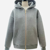 BIG double zip hoodie