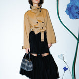 2way short trench coat