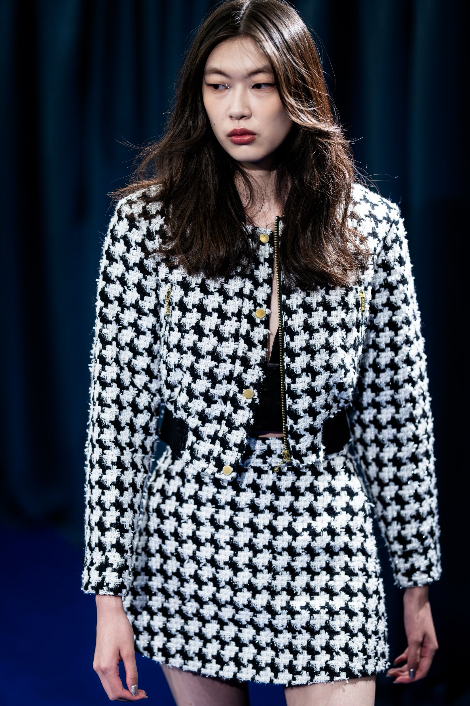 ジャケット・アウター sheller Dot tweed A-line jacket Dot tweed A-line jacket – shéller / シェリエ