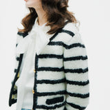 Gold Button Knit Jacket