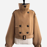 2way short trench coat