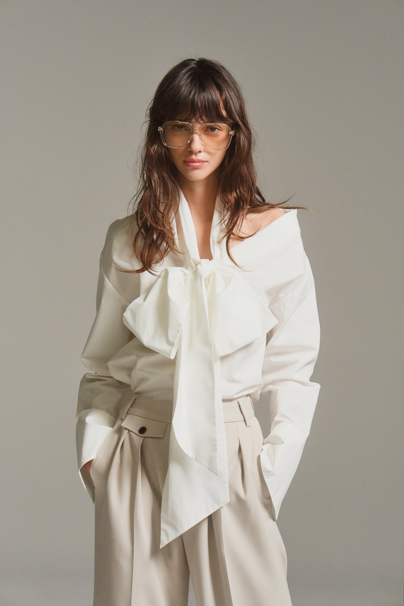 【NAOさま】シェリエ＊ステッチフリルトップス＊ブラック＊ドット Sawa a la mode（サワアラモード） レディース トップス カットソー