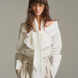 Big Bow One Shoulder Shirt