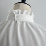 【即納】Soft Bow Frill Blouse