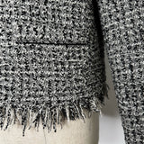Rich tweed fringe tops
