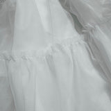 flower lace long skirt