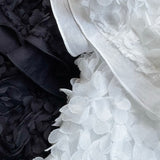 3D flower ruffle tops