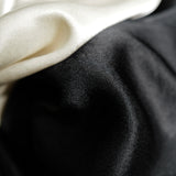 glossy tuck wide pants