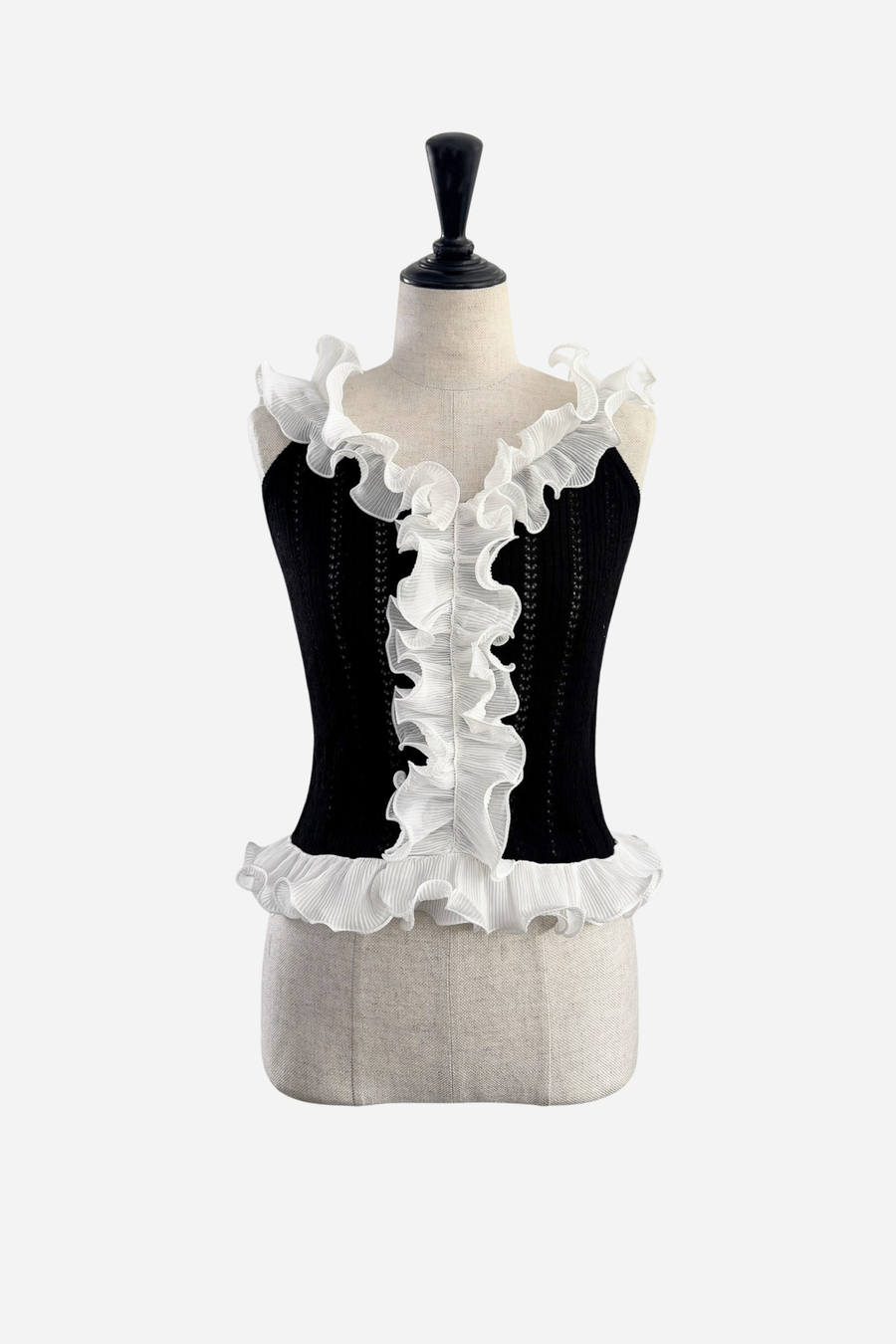 2way Airy Frill Knit Camisole