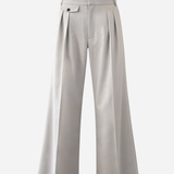 Flap Pocket Tuck Wide Pants