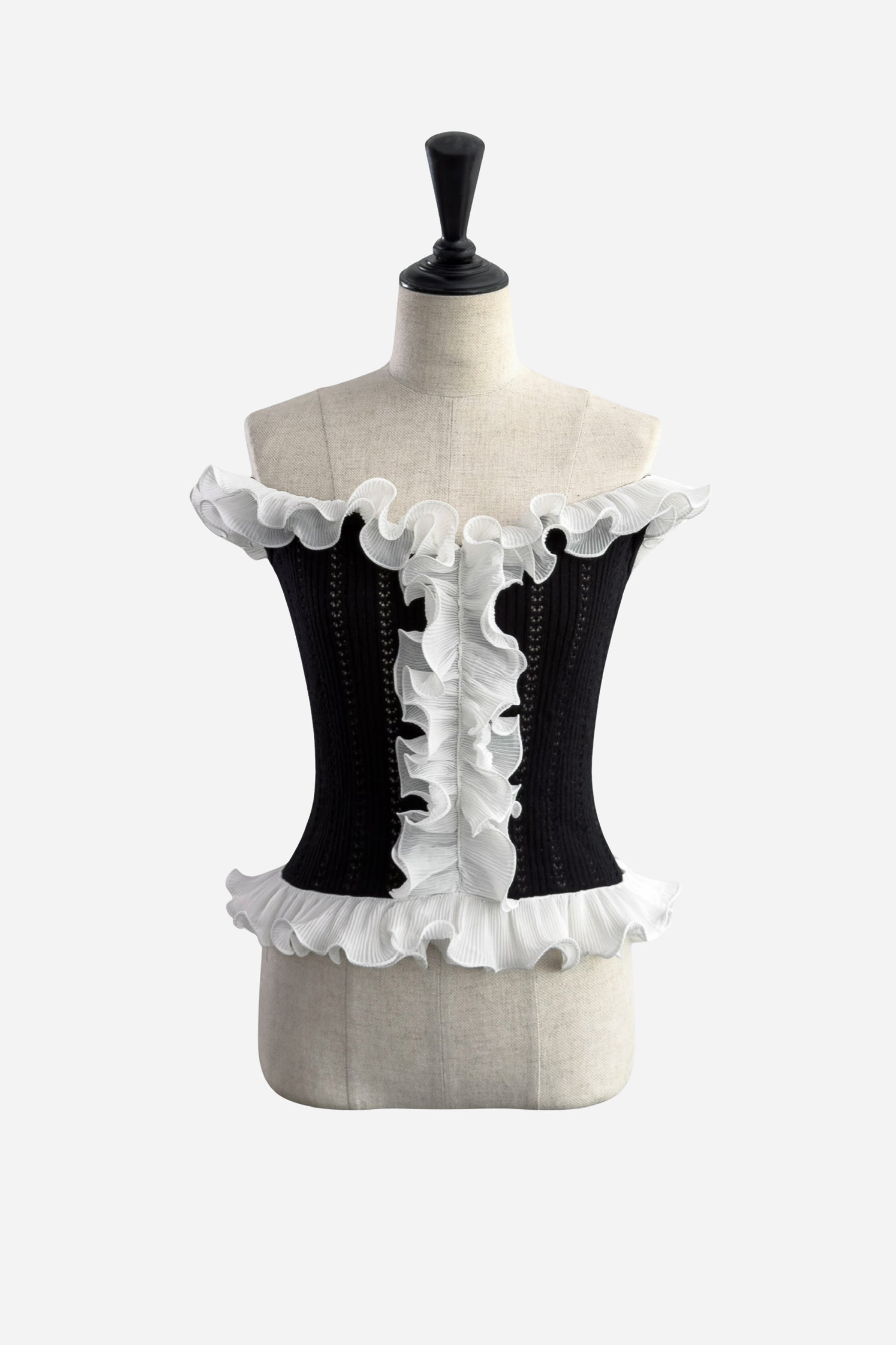 新品　sheller 2way Airy Frill Knit Camisole 2way Airy Frill Knit Camisole – shéller / シェリエ