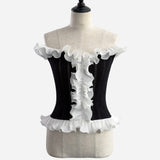 2way Airy Frill Knit Camisole