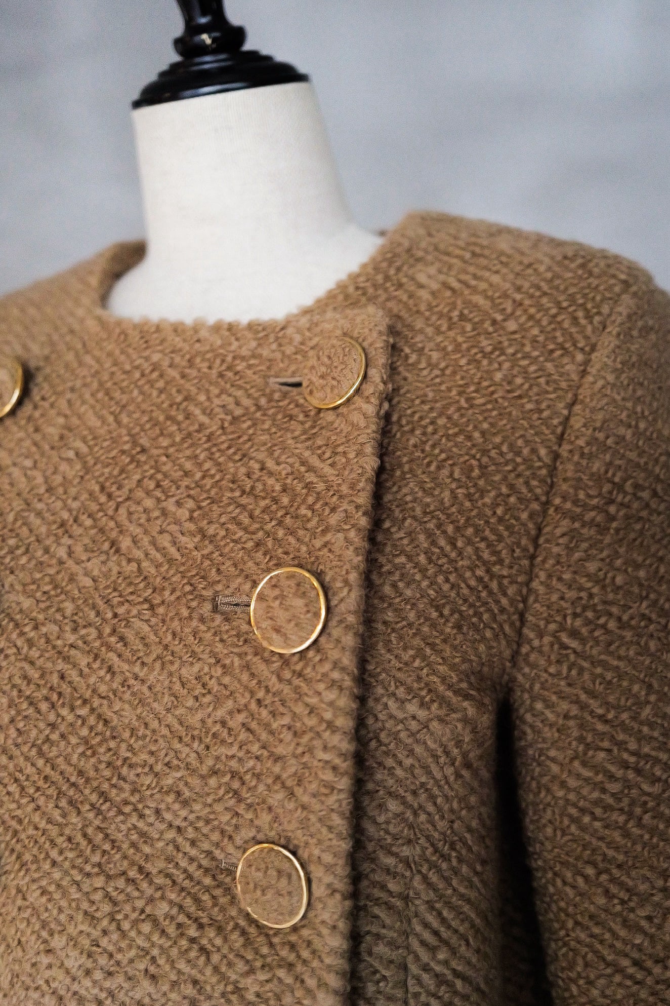 LOOP tweed jacket short coat – shéller / シェリエ LOOP tweed jacket short coat – shéller / シェリエ
