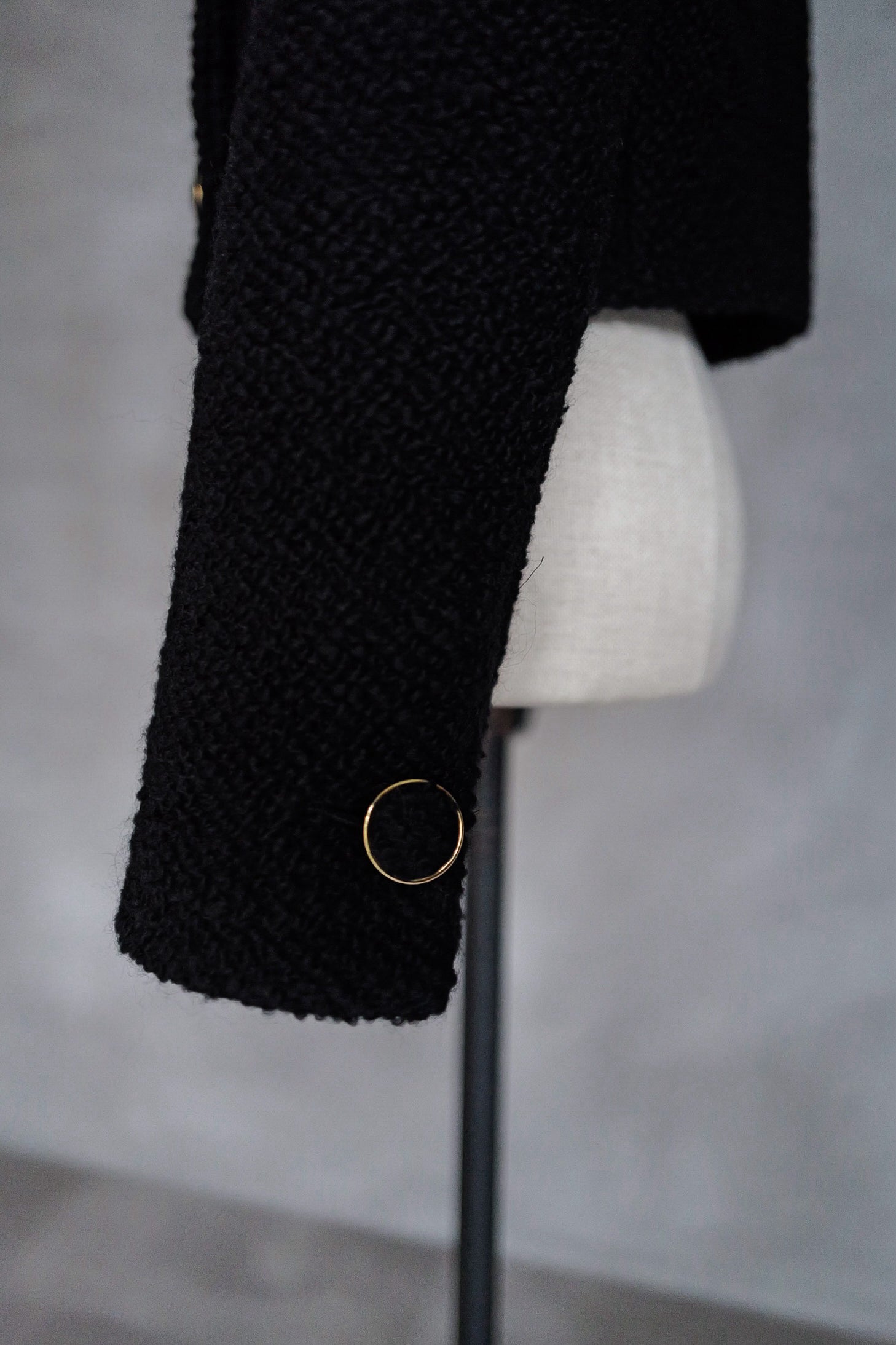 sheller LOOP tweed jacket short coat sheller LOOP tweed jacket short coat