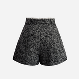 herringbone double waist culottes