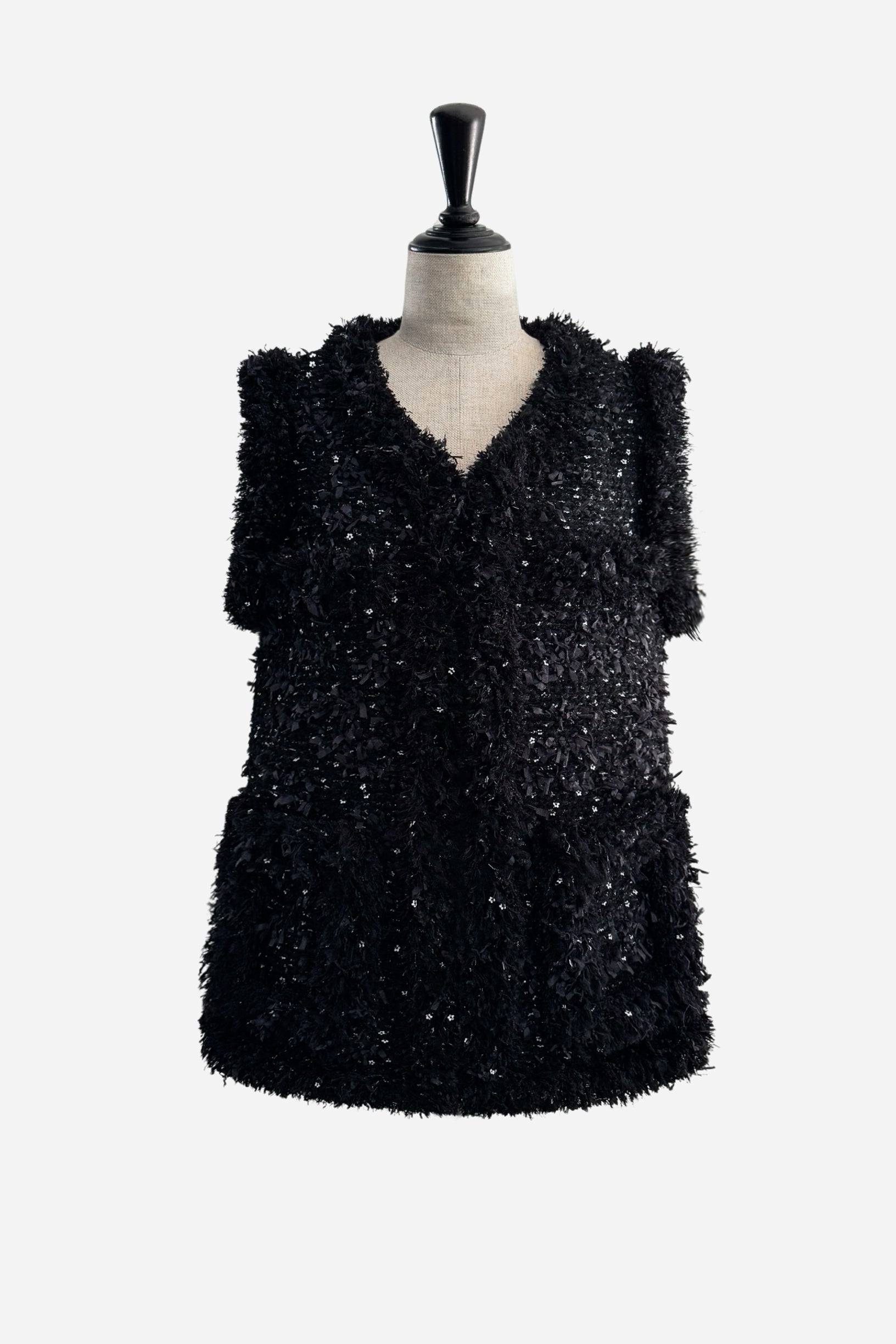 sheller 1度着用のみ!FOXファージレ ブラック FOX fur gilet – shéller / シェリエ