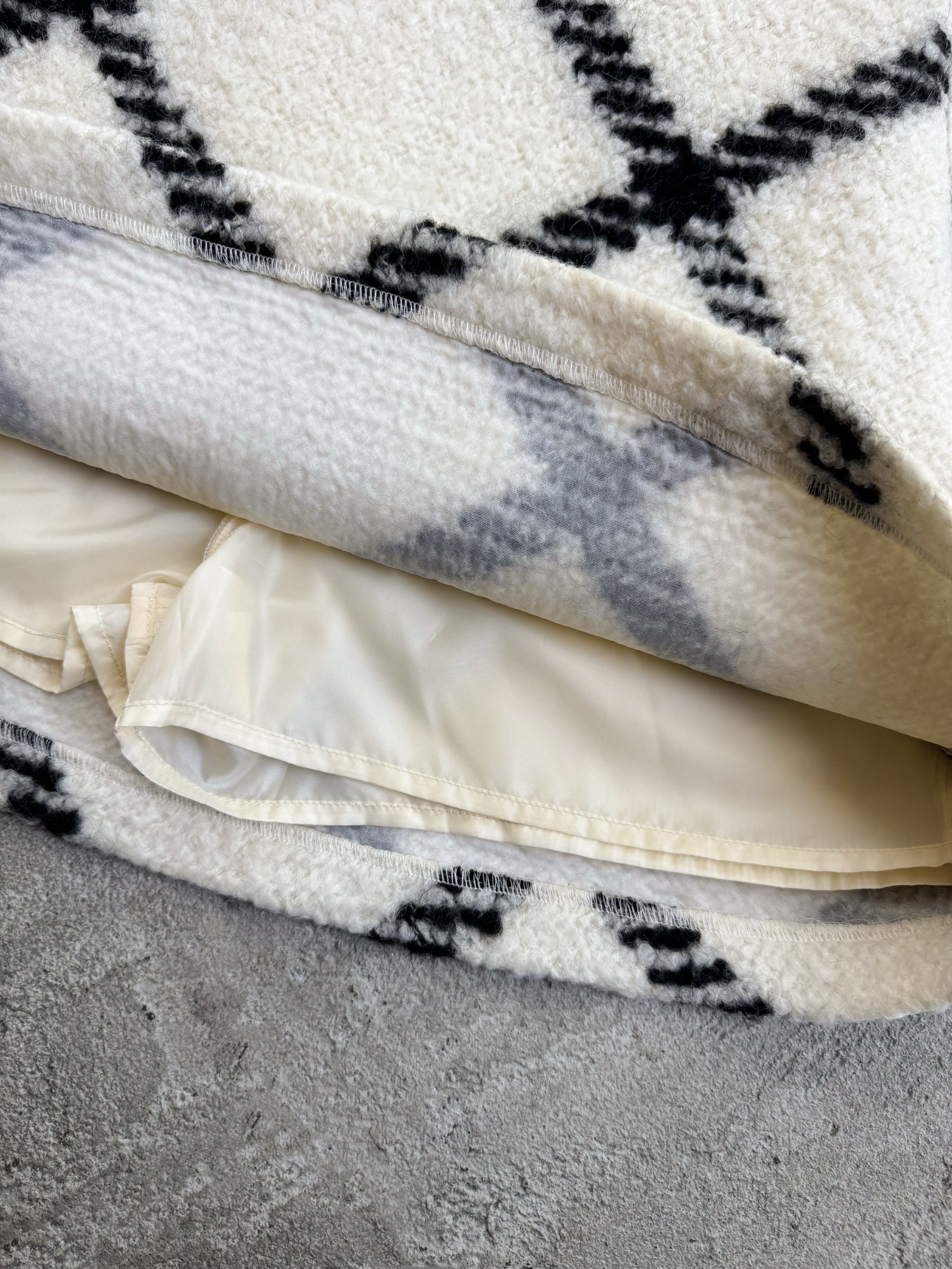 big check BISHU pure wool skort – shéller / シェリエ big check BISHU pure wool skort – shéller / シェリエ