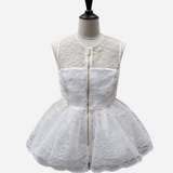 flower lace glitter peplum tops