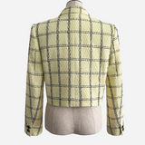 5th check tweed jacket