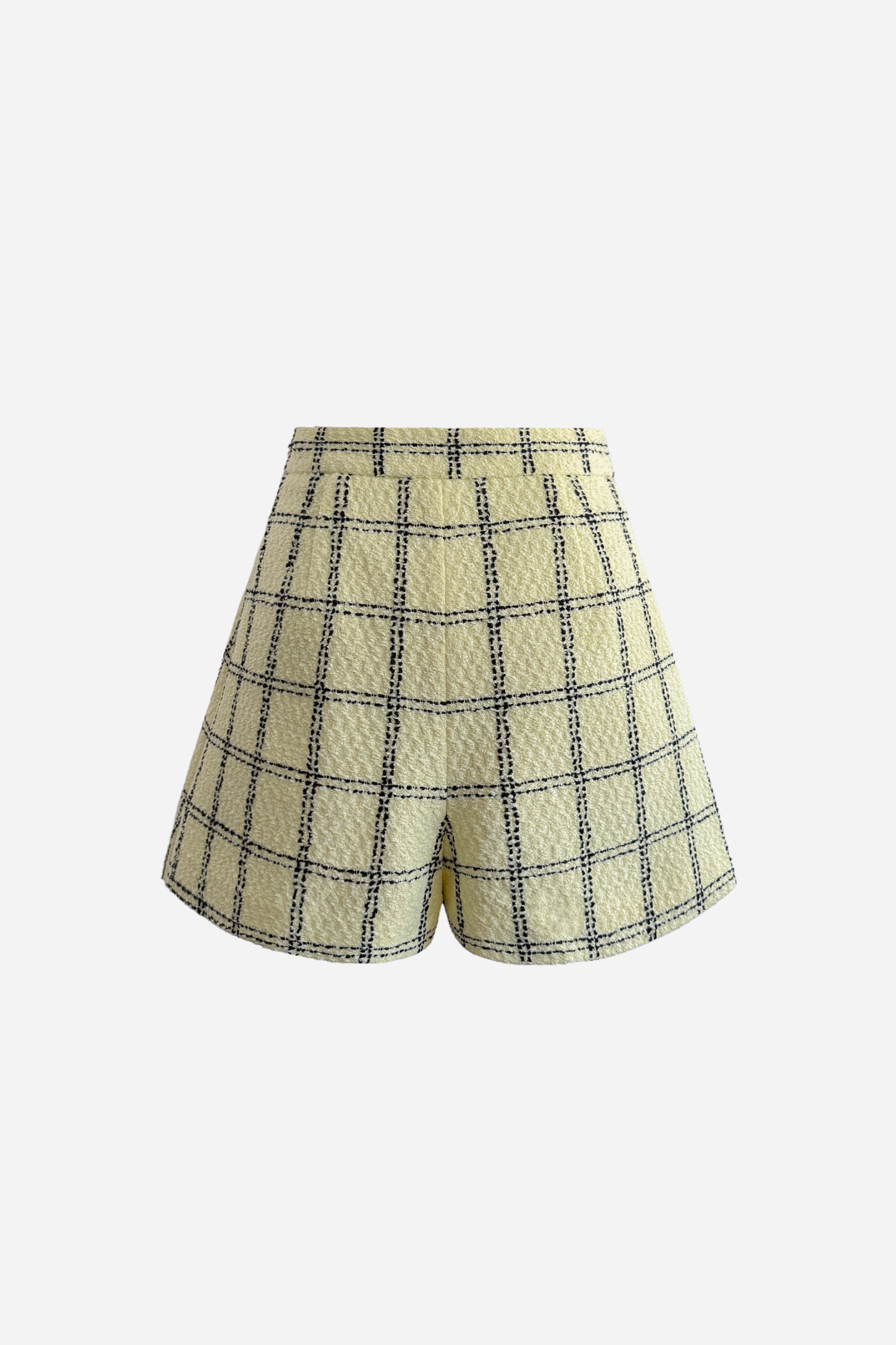 スカート sheller check tweed wrap culottes 5th check tweed culottes – shéller / シェリエ