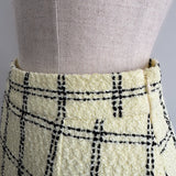 5th check tweed culottes