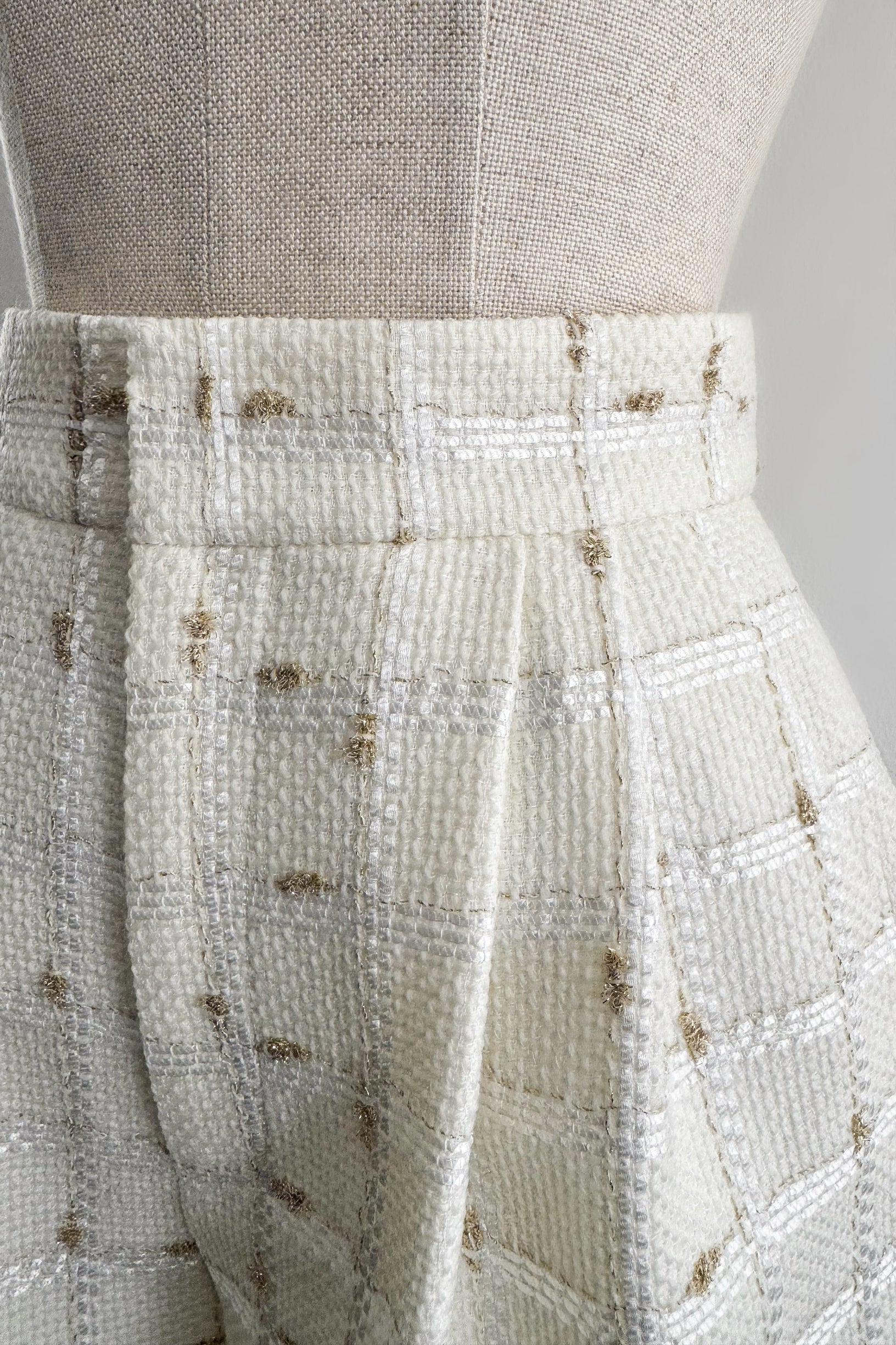 candy check tweed short pants – shéller / シェリエ candy check tweed short pants – shéller / シェリエ