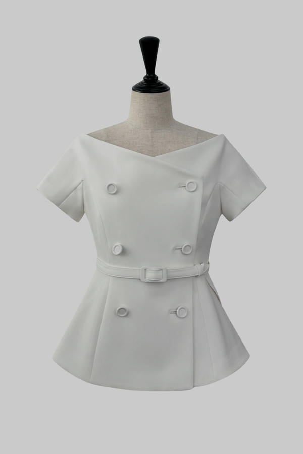 Off Shoulder Jacket Tops