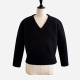 lace collar knit tops