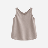lady satin tank top