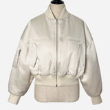 Lady Zip Satin Blouson