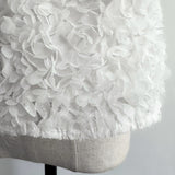 3D flower ruffle tops