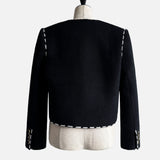 stitch tweed jacket