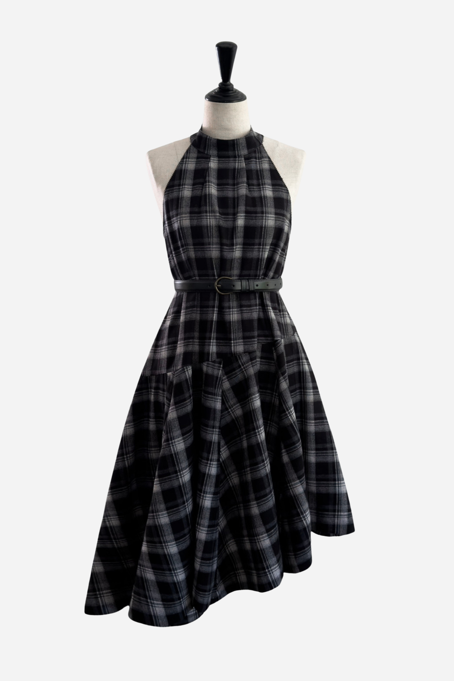 Heritage Check Asymmetry Dress