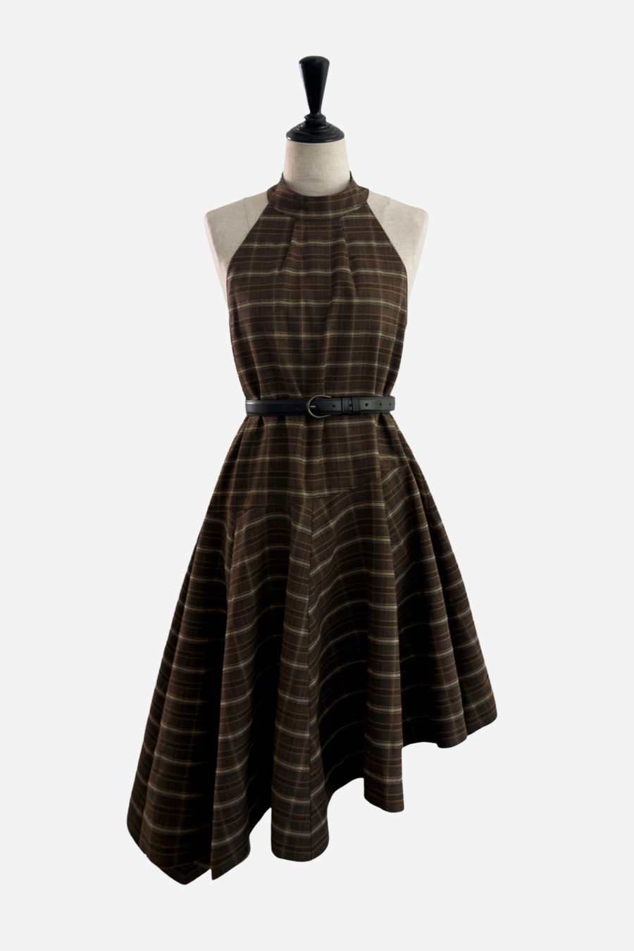Heritage Check Asymmetry Dress