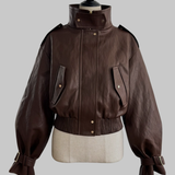 Soft Edge Leather Blouson