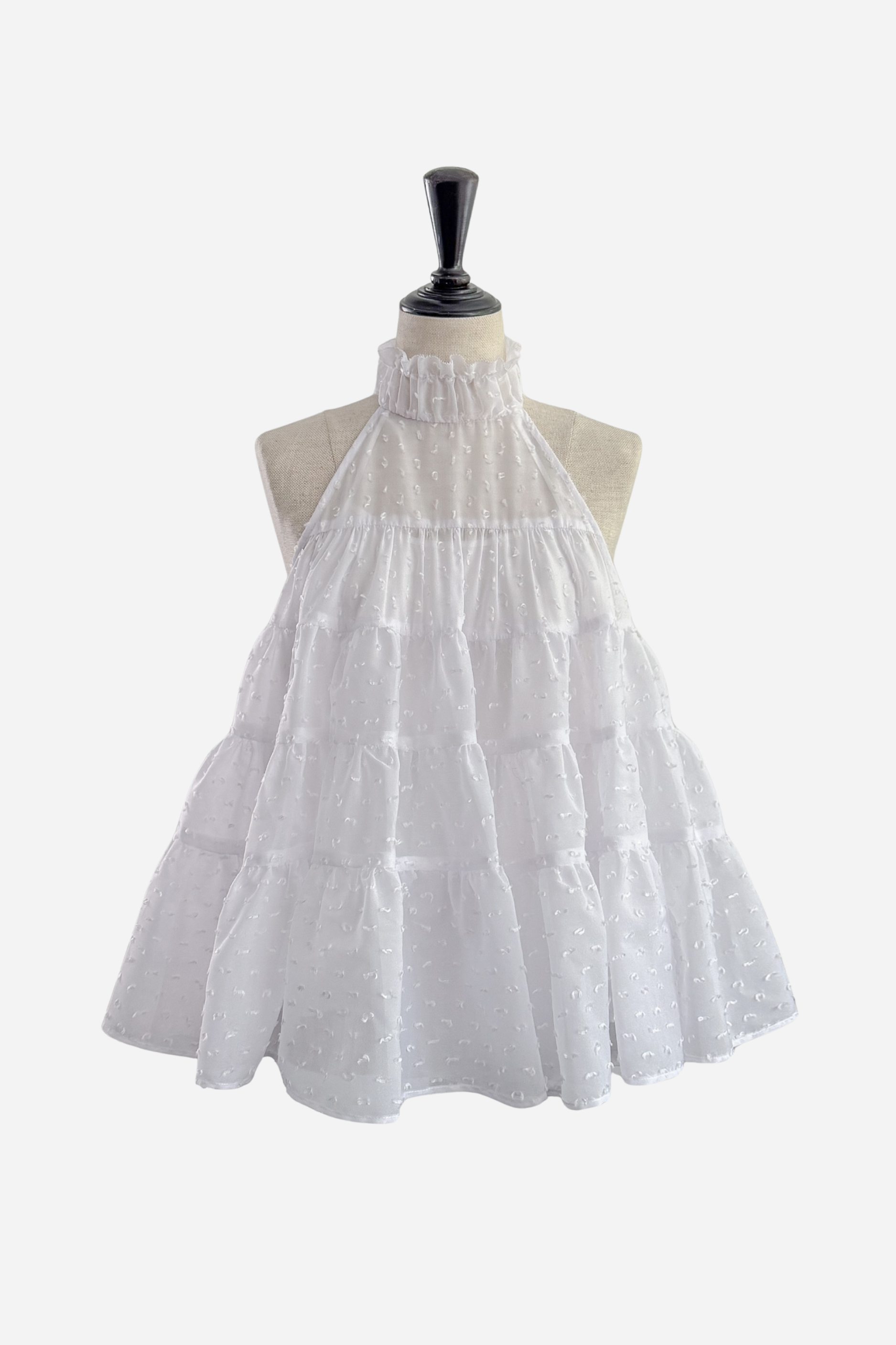 airy dot flare tops – shéller / シェリエ airy dot flare tops – shéller / シェリエ